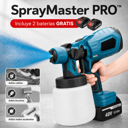 SprayMaster PRO™ - Pistola Pulverizadora Inalámbrica Profesional