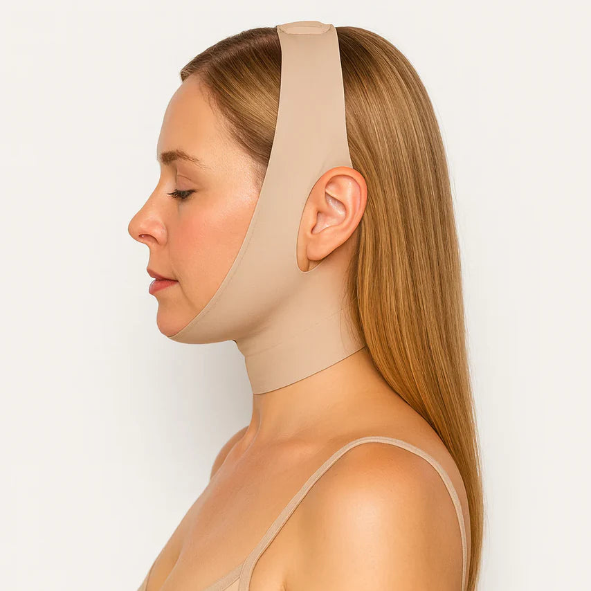 2X1 Faja para Papada: Banda de compresion V Shape con Colágeno